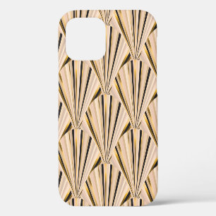 Art Deco Scales: Geometric Golden Glamour iPhone 12 Case
