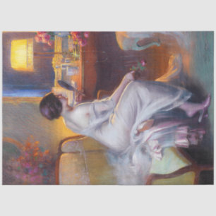 Art Deco Scene by Delphin Enjolras Decoupage Tissue Paper