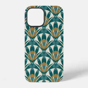 Art deco seamless abstract floral pattern. Decor e iPhone 12 Case