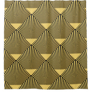 Art Deco: Seamless Decoration Ornament Shower Curtain