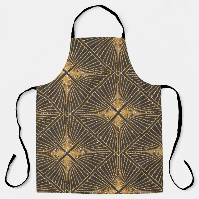 Art Deco Seamless Geometric Pattern. Elegant Wallp Apron (Front)