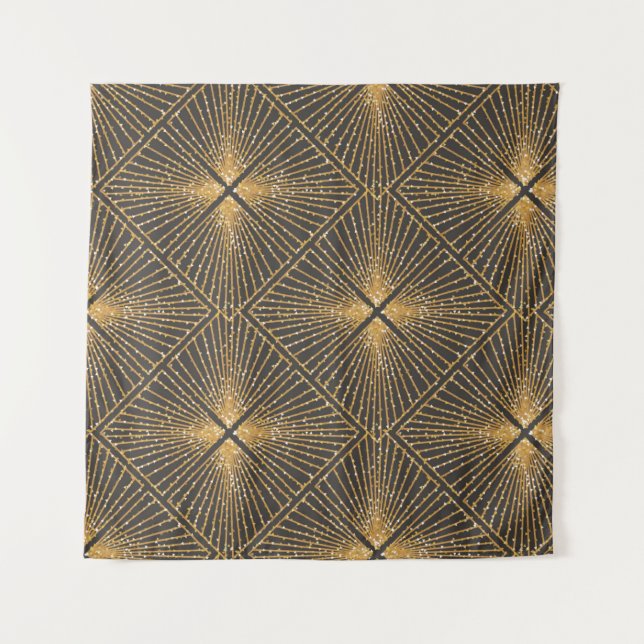 Art Deco Seamless Geometric Pattern. Elegant Wallp Tapestry (Front)