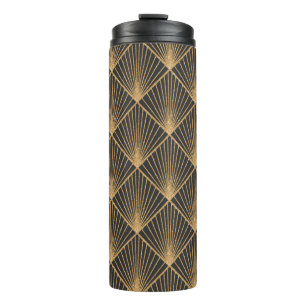 Art Deco Seamless Geometric Pattern. Elegant Wallp Thermal Tumbler