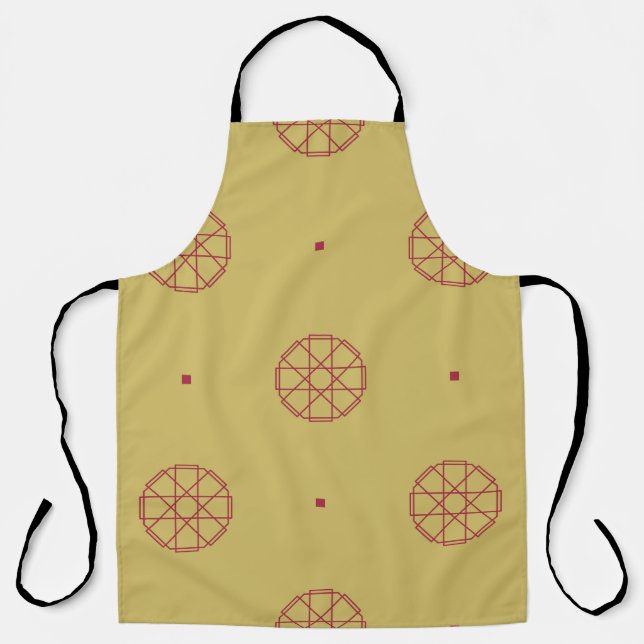 Art deco seamless pattern background. abstract, ar apron (Front)