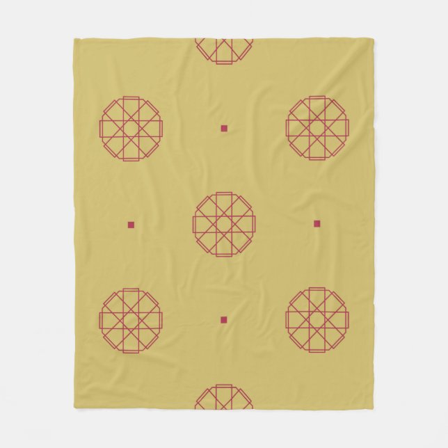 Art deco seamless pattern background. abstract, ar fleece blanket (Front)