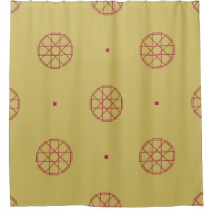 Art deco seamless pattern background. abstract, ar shower curtain