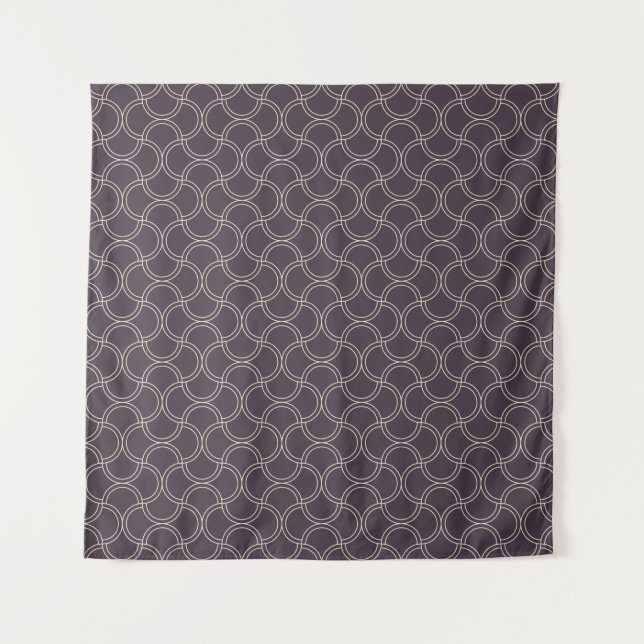 Art deco seamless pattern background. abstract, ar tapestry (Front)