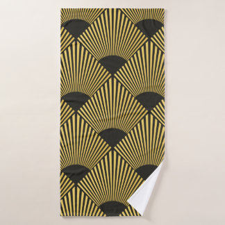 Art Deco seamless pattern Bath Towel