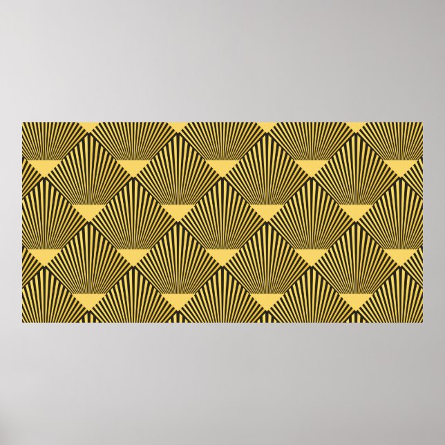 Art Deco seamless pattern. decoration ornament.  (Front)