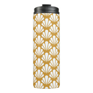 Art Deco Seamless Pattern. Geometric Floral decora Thermal Tumbler