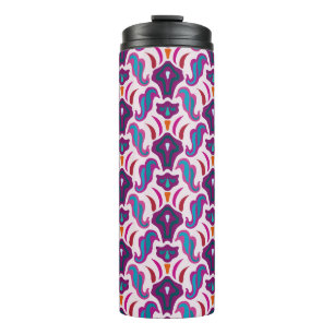 Art deco seamless pattern illustration thermal tumbler