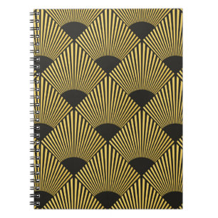 Art Deco seamless pattern Notebook