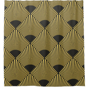 Art Deco seamless pattern Shower Curtain