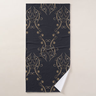 Art deco seamless pattern. Vintage background with Bath Towel