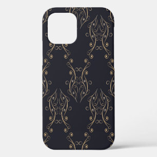 Art deco seamless pattern. Vintage background with iPhone 12 Case