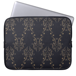 Art deco seamless pattern. Vintage background with Laptop Sleeve