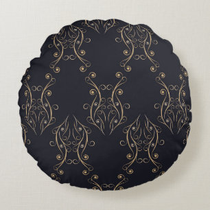 Art deco seamless pattern. Vintage background with Round Cushion