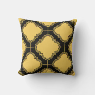 Art Deco seamless pattern. Vintage decoration orna Cushion