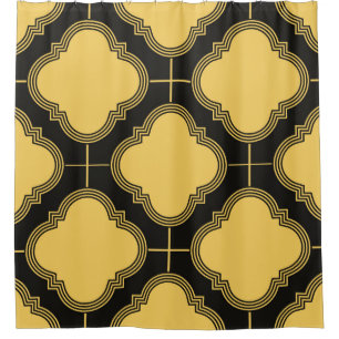 Art Deco seamless pattern. Vintage decoration orna Shower Curtain