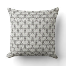 Art Deco Seamless Scales Pillow