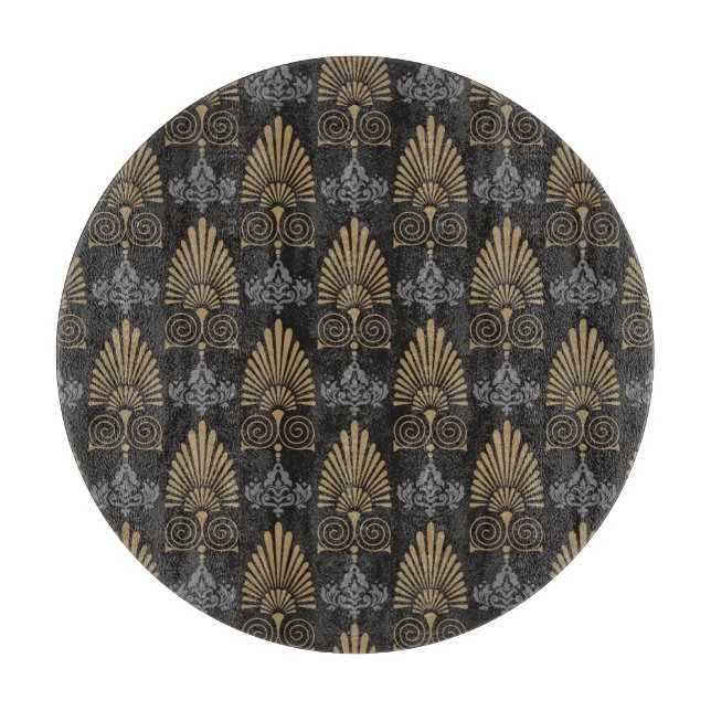 Art Deco: Seamless Vintage Wallpaper Cutting Board (Front)