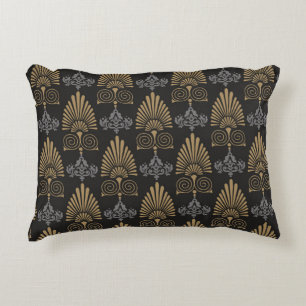 Art Deco: Seamless Vintage Wallpaper Decorative Cushion