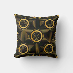 Art Deco seamless vintage wallpaper pattern Cushion