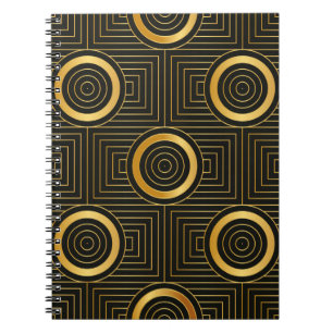 Art Deco seamless vintage wallpaper pattern Notebook