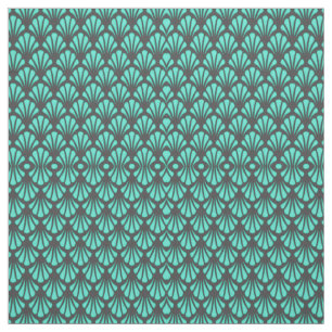 Art Deco Shell Shape Fabric