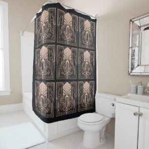 Art Deco Shower Curtain