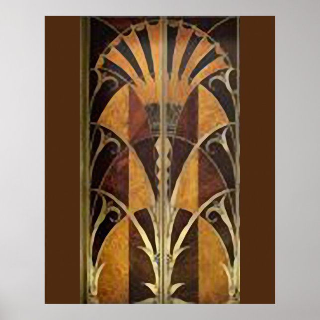 ART DECO SINGLE PANEL  POSTER (Front)