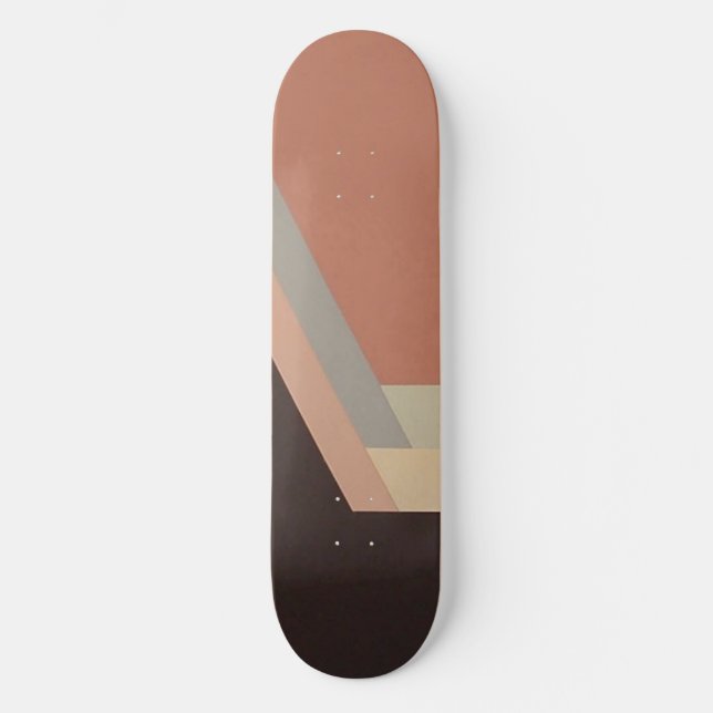 ART DECO skateboard (mauve) (Front)