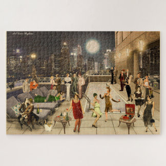 Art Déco Skyline Jigsaw Puzzle