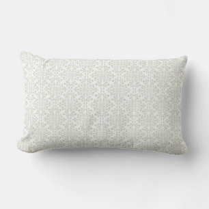 Art Deco Snowflakes Lumbar Cushion