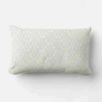 Art Deco Snowflakes Lumbar Cushion