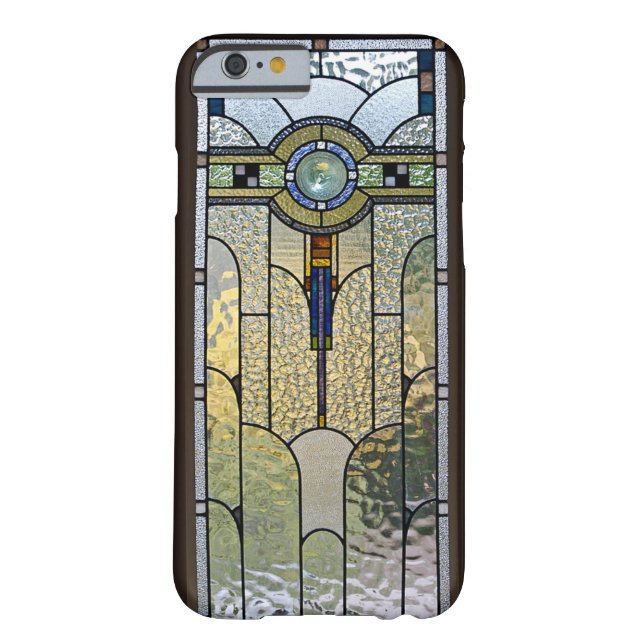 Art Deco Stained Glass Window iPhone 6 case (Back)