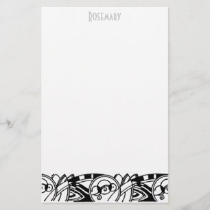 Art Deco stationery personalised