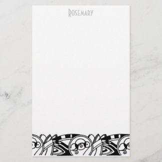Art Deco stationery personalised
