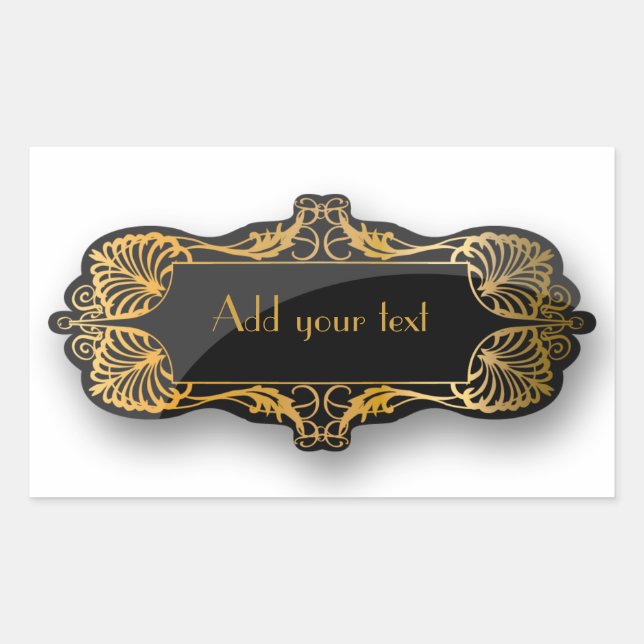 Art déco sticker (Front)