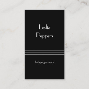 Art Deco Stripes ~ The Lyons Saga Business Card