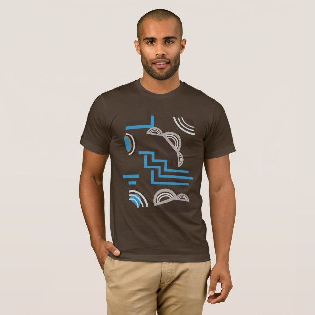 Art Deco style Abstract design T-Shirt (Front Full)