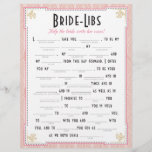 Art Deco Style Bride Libs Game<br><div class="desc">Just fill in the blanks with your own words! The most creative wins!</div>