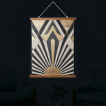 Art Deco Style Collection Hanging Tapestry<br><div class="desc">Art Deco is a distinctive and glamourous design style that emerged in the early 20th century, reaching its peak popularity during the 1920s and 1930s. Chraacterised by a fusion of geometric shapes, sleek lines, and luxurious materials, Art Deco exudes a sense of modernity and sophistication. This visually striking style often...</div>
