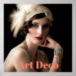 Art Deco Style Collection Poster<br><div class="desc">Art Deco is a distinctive and glamourous design style that emerged in the early 20th century, reaching its peak popularity during the 1920s and 1930s. Chraacterised by a fusion of geometric shapes, sleek lines, and luxurious materials, Art Deco exudes a sense of modernity and sophistication. This visually striking style often...</div>