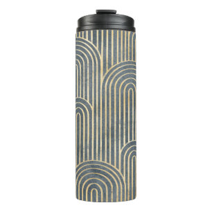 Art Deco style design luxury geometric seamless pa Thermal Tumbler