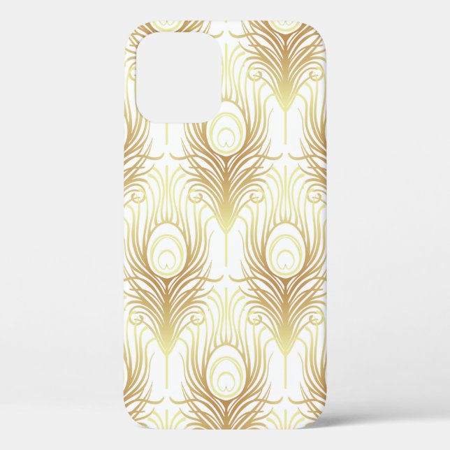 Art deco style geometric seamless pattern in black Case-Mate iPhone case (Back)