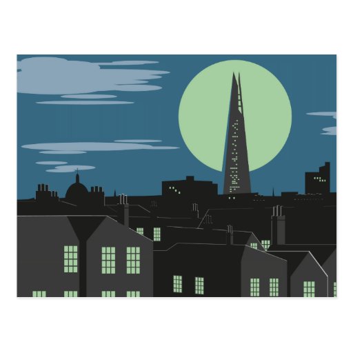 Image of Art Deco Style London Postcard