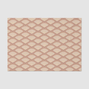Art Deco style pattern in rose colour Tissue Paper