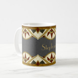 Art Deco Style Personalised Coffee Mug
