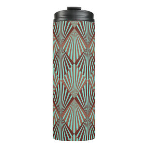 Art Deco style, seamless texture. Thermal Tumbler